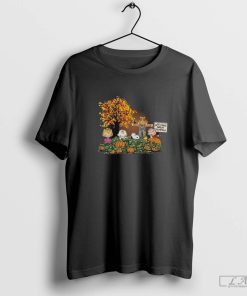 Snoopy And Friends Peanuts Autumn Welcome Great Pumpkin Halloween Shirt