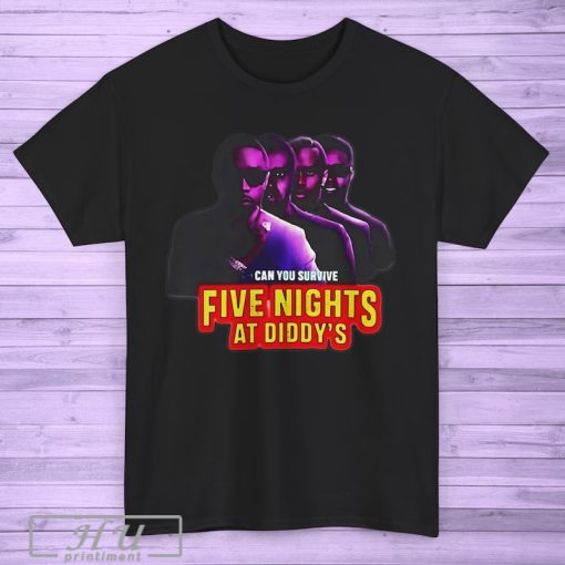 Funny Five Nights At Diddy's House Tee, Meme Shirt, Novelty Graphic Tee, Gift for Gamer, Pop Culture Shirt