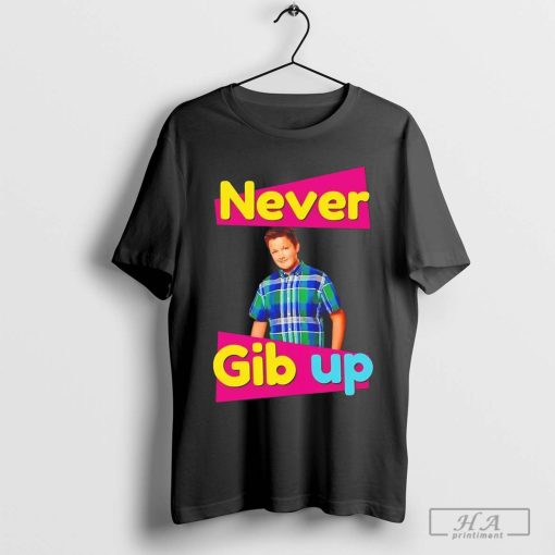 Gibby iCarly never gib up T-shirt