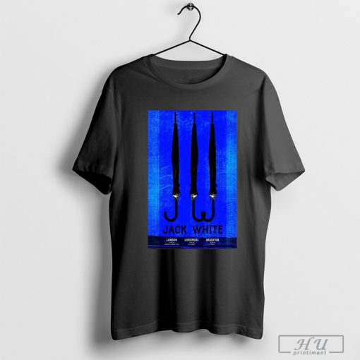 Jack White Live In Concert London, Liverpool And Brighton UK Tour 2024 Shirt