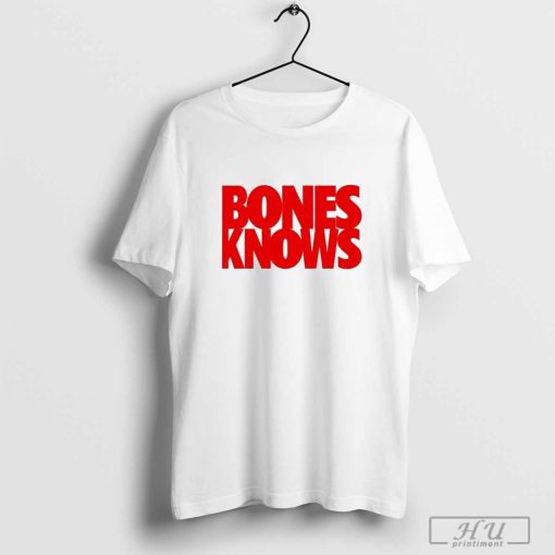 Jon Jones Wearing Bones Knows T-shirt