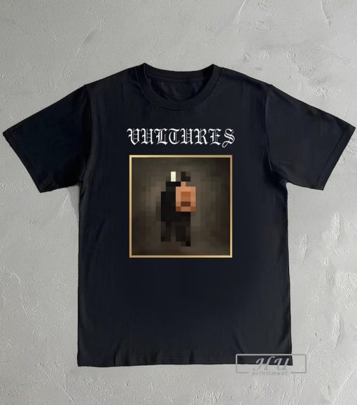 Kanye West Vultures Album Cover T-Shirt, Kanye West T-Shirt