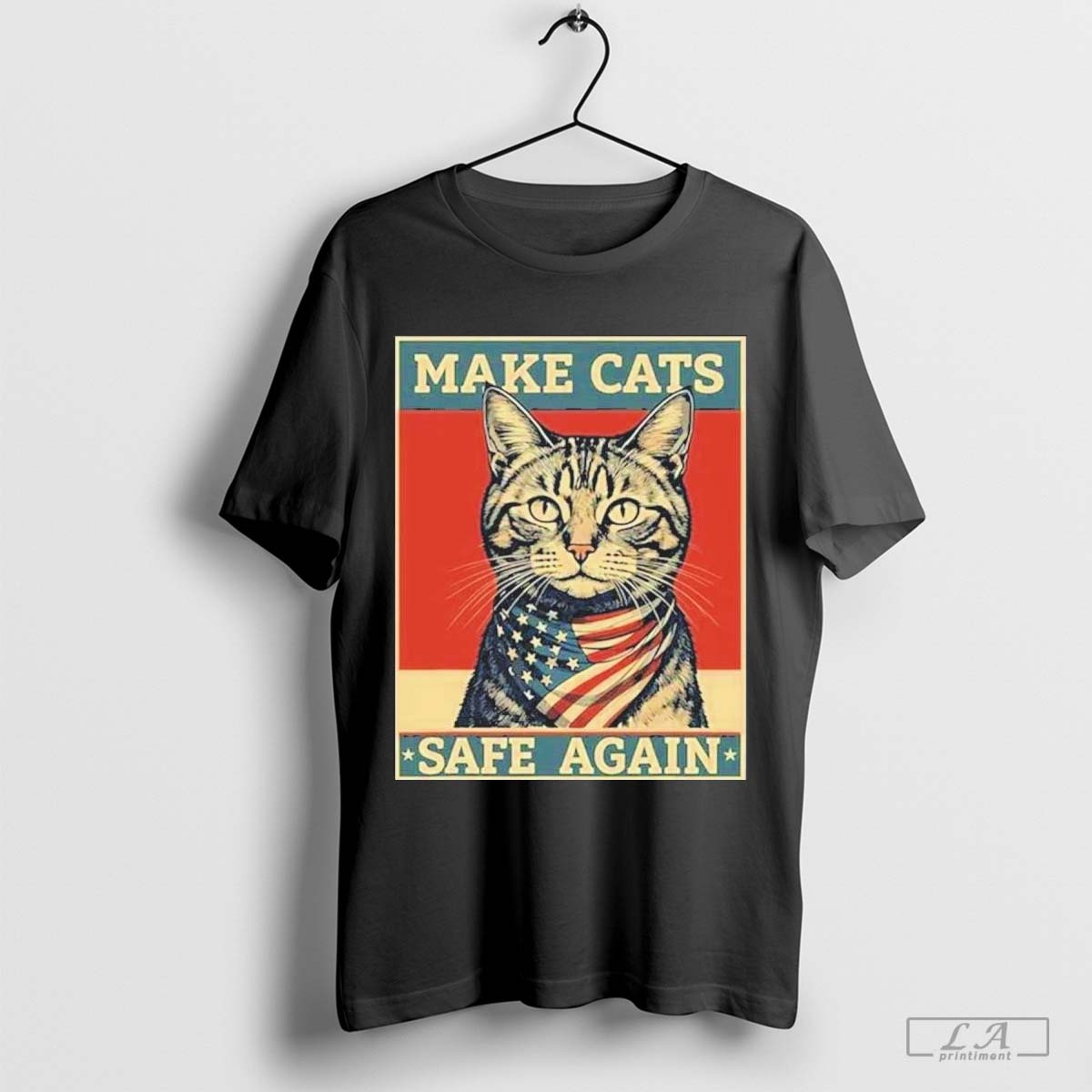 Make Cats Safe Again 2024 Donald Trump Presidential Election Classic T Shirt