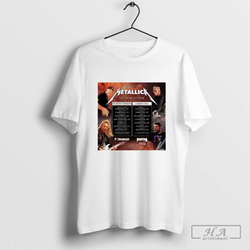 Metallica Announce 2025 North American Tour Shirt