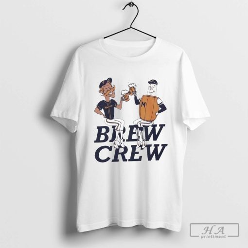 Milwaukee Brewers Drinking Mascot Drew Crew Shirt