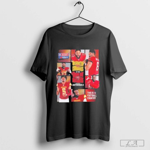 NFL Kickoff 2024 Washington Commanders At The Tampa Bay Buccaneers This Is NFL Football Country Shirt