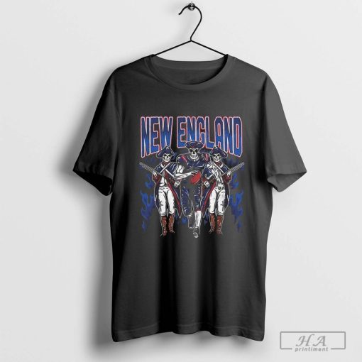 New England Patriots Football Skeleton Bootleg Shirt