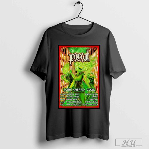 Nice P.O.D. Latin America 2024 Poster T-shirt