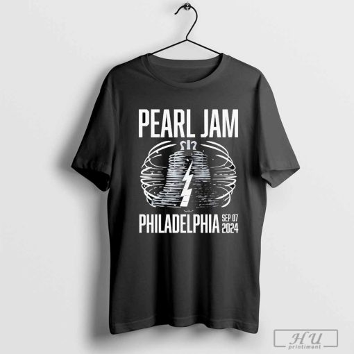 Nice Pearl Jam Tour Philadelphia September 7, 2024 Event T-shirt