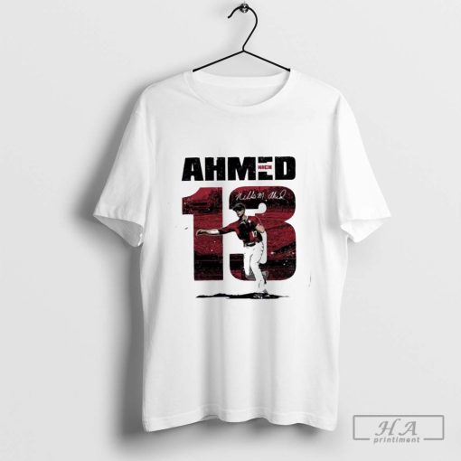 Nick Ahmed American Professional Baseball Shortstop Arizona Stadium T-shirt