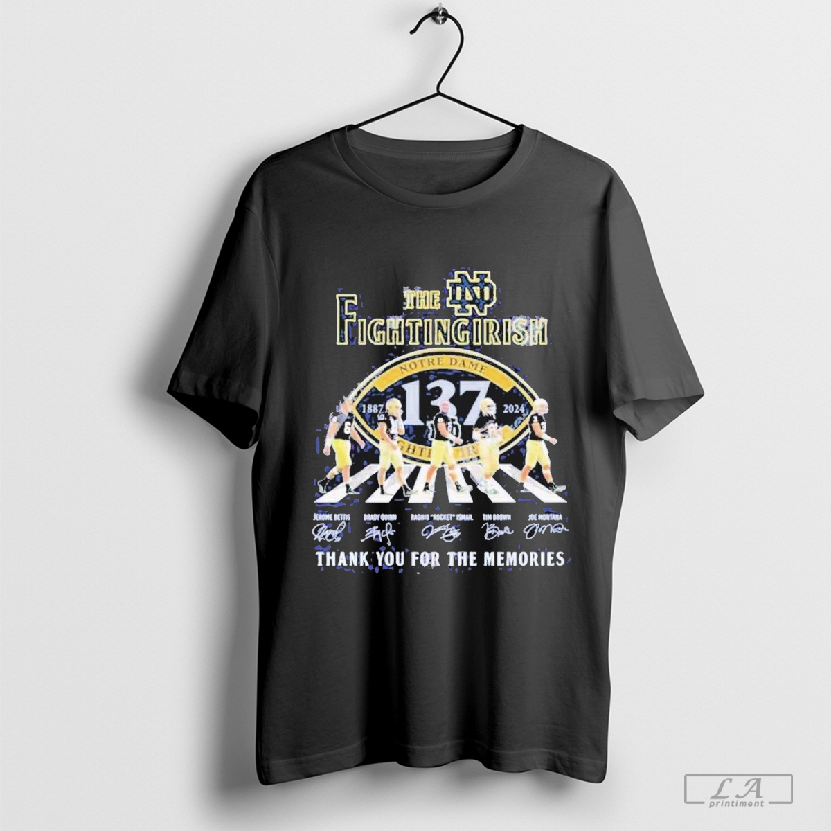 Notre Dame Fighting Irish 137th Anniversary 1887 2024 Shirt