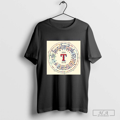 Official 2024 Texas Rangers are MLB 73-79 StraightUpTX and HeadToHead T- shirt