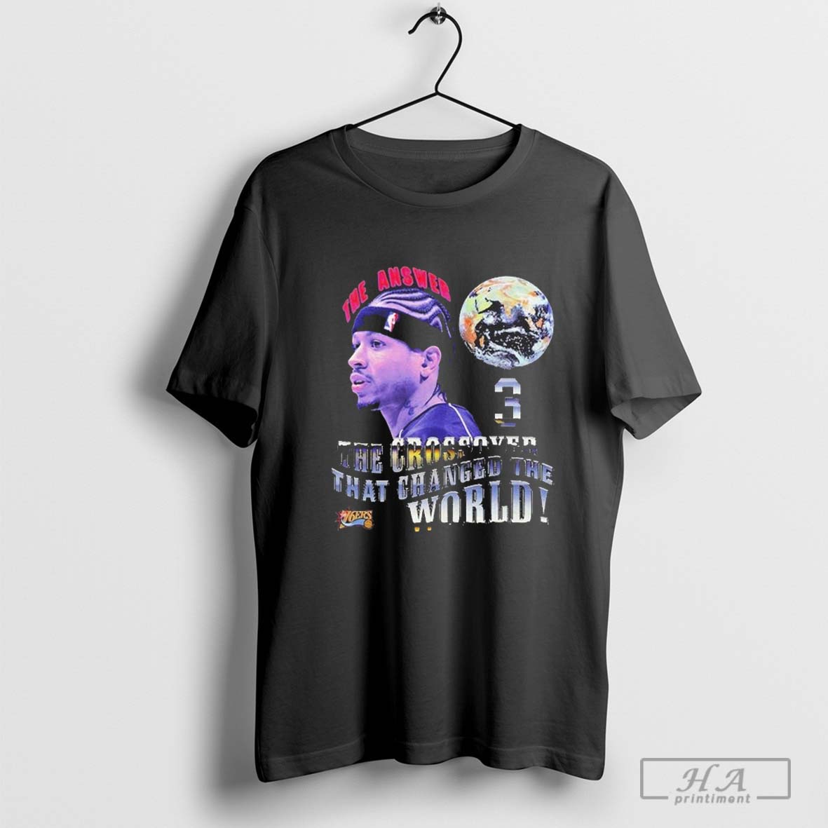 Official Allen Iverson The Answer The Crossover That Changed The World Philadelphia 76ers T Shirts