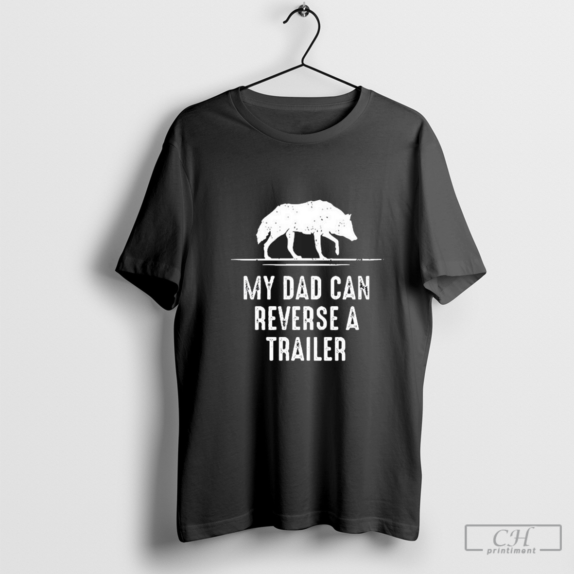 Official Alpha Blokes My Dad Can Reverse A Trailer Wolf T Shirts