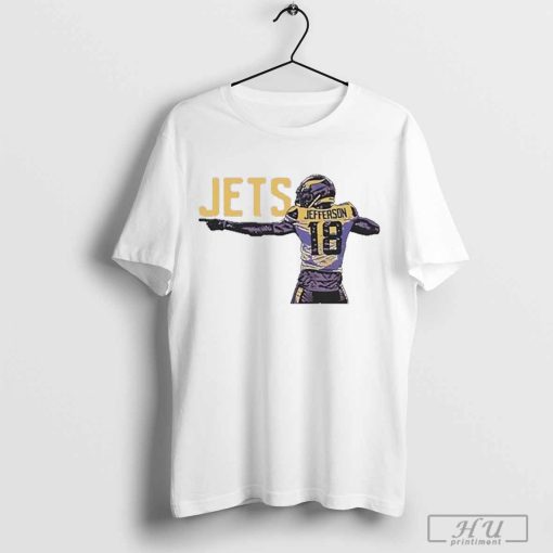 Anthony Edwards Wearing Jets Justin Jefferson Shirt