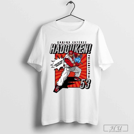 Broad St Fighter Carlos Estévez Hadouken Shirt