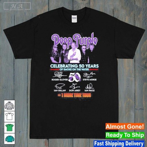 Official Deep Purple One More Time Tour – Celebrating 50 Years Signature Unisex T-Shirt