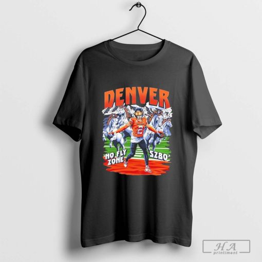 Official Denver Broncos No Fly Zone SZ80′ Dark Horse X Pat Surtain 2 2024 Shirt