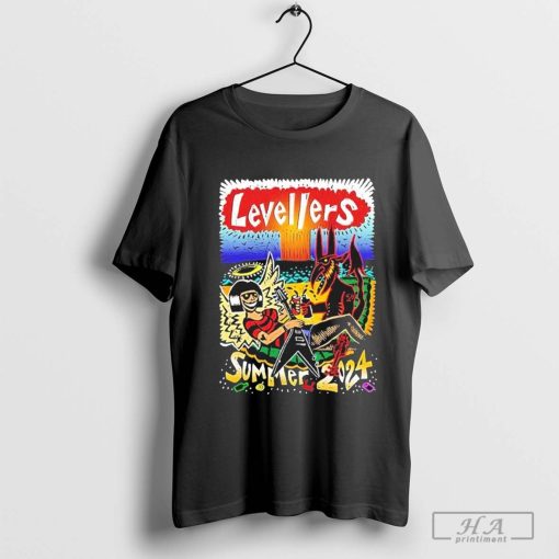 Official Levellers Summer 2024 Tour Dates T-Shirt