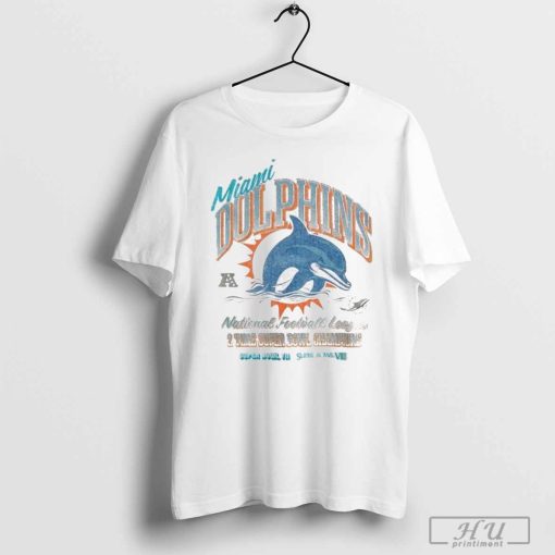 Miami Dolphins National Football League 2 Time Super Bowl Champions Super Bowl VII T-shirt