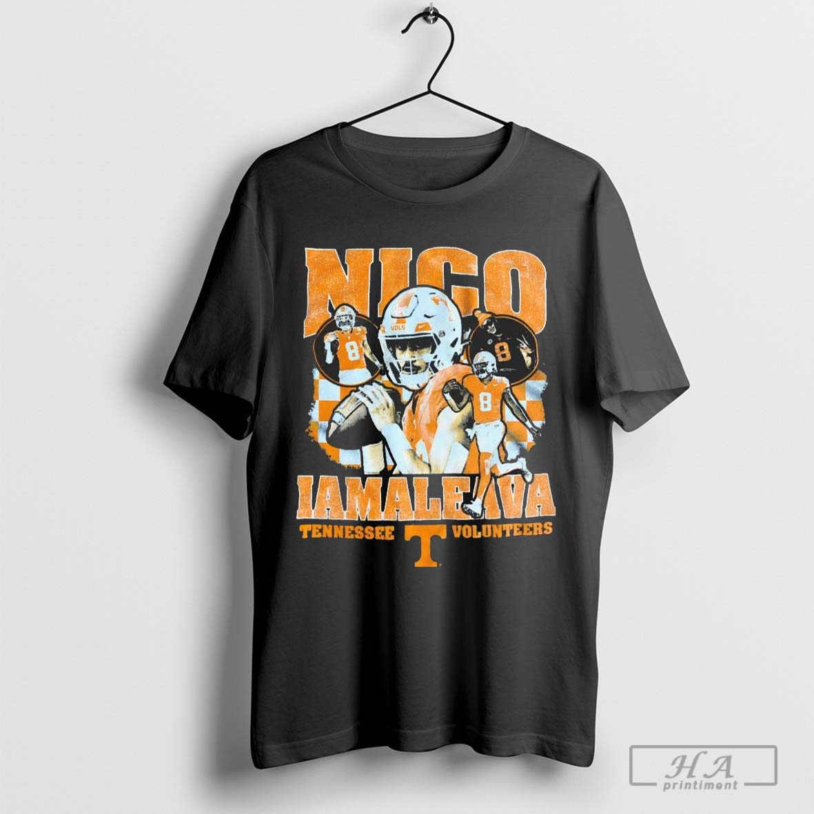 Official Ncaa 2024 Tennessee Volunteers Nico Iamaleava 8 Vintage Graphic T Shirt