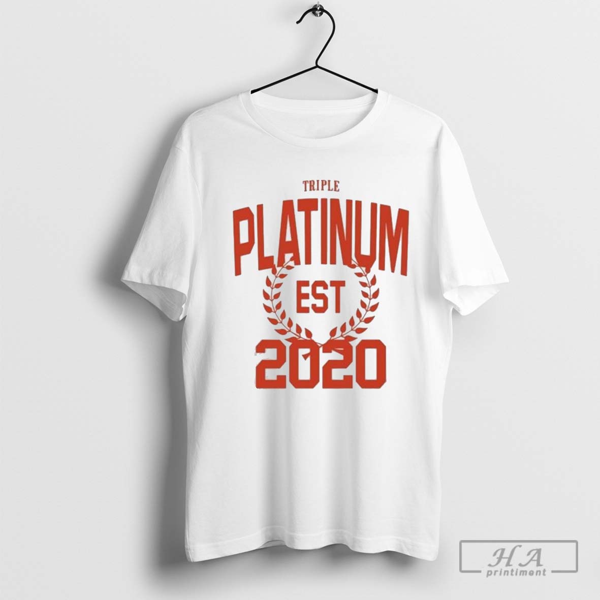 Official Triple Platinum Est 2020 T Shirt