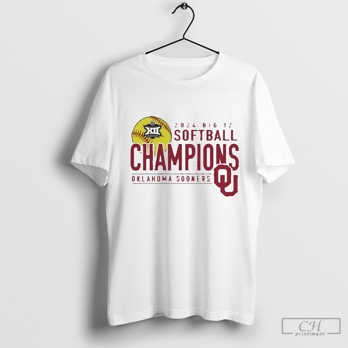 Original Oklahoma Sooners 2024 Big 12 Softball Conference Tournament Champions Base T Shirt