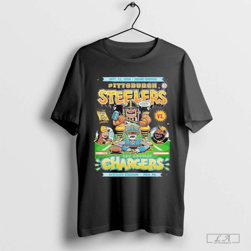 Pittsburgh Steelers Home Opener Los Angeles Chargers At Acrisure Stadium In PGH PA On September 22th 2024 Game Day Unisex T-Shirt