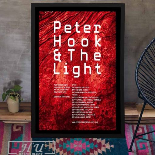 Poster Peter Hook & The Light Spain & France Tour 2025