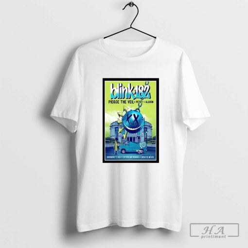 Show Blink-182 Estadio GNP Seguros Nov 9 2024 Poster Shirt