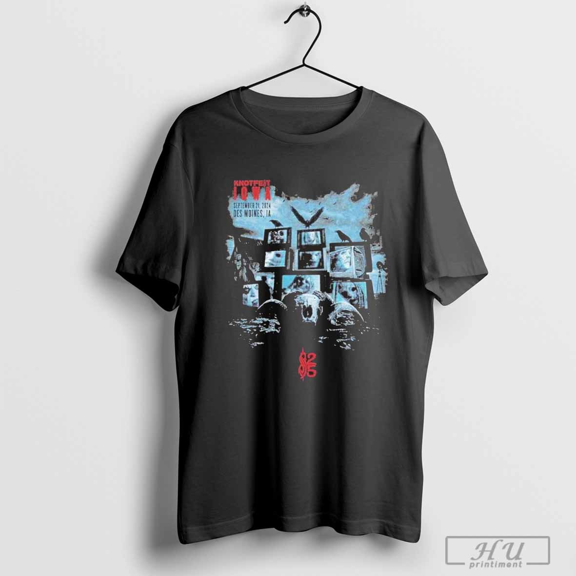 Slipknot 25th Anniversary Tee For Show Music In Des Moines Iowa At Knotfest Iowa On September 21 T Shirt