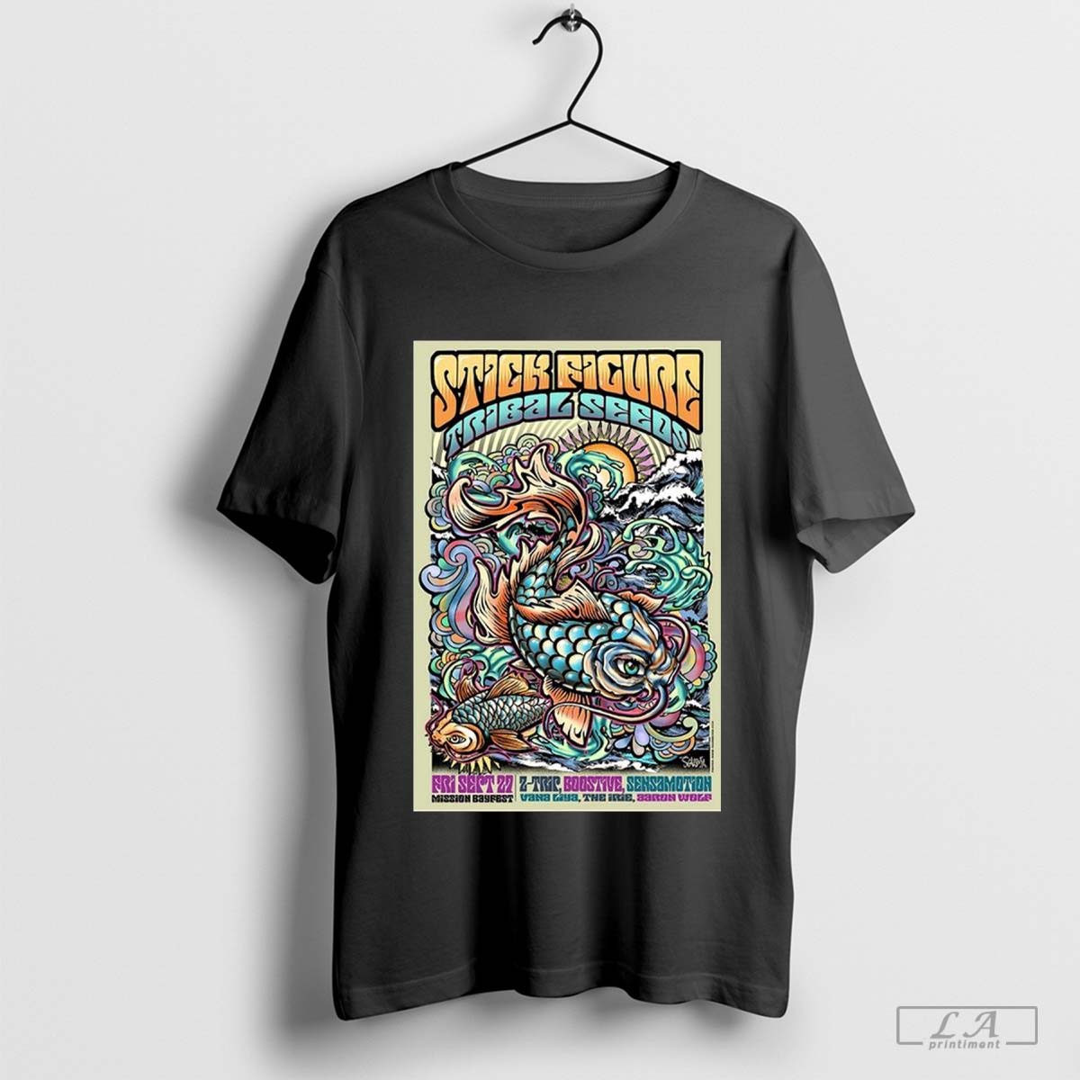 Stick Figure Tribal Seeds Poster Sept 27 Z Trip Boostive Sensamotion Shirt