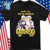 Thank You For The Memories Gaudreau Johnny Gaudreau Matthew 2024 T-Shirt