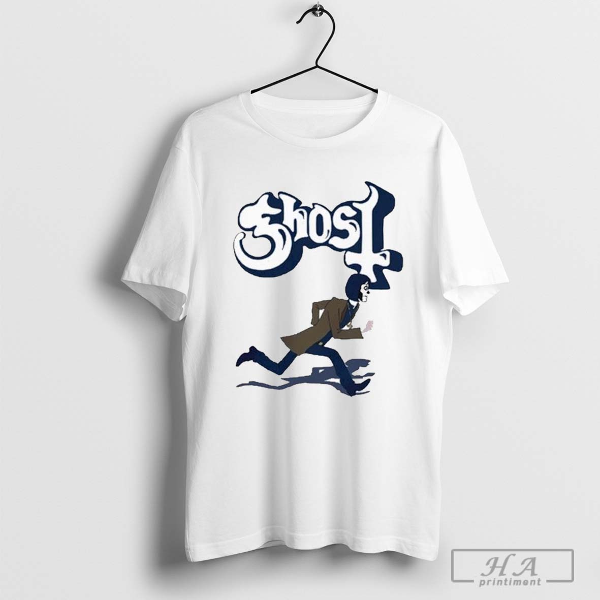The Band Ghost Retro Run 2024 T Shirts