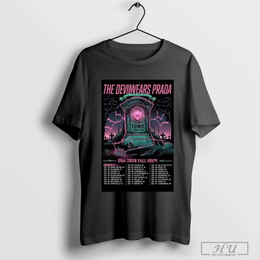 The Devil Wears Prada USA Tour Fall 2024 Poster Shirt