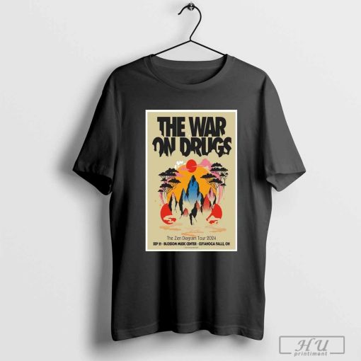 The War On Drugs The Zen Diagram Tour 2024 September 21 Cuyahoga Falls, OH T-Shirt