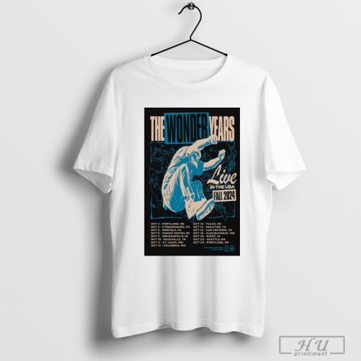 The Wonder Years Fall Tour October 2024 Poster Shirt