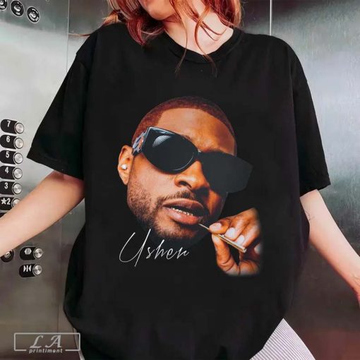 Usher Past Present Future World Tour Shirt, Usher 2024 Tour Tee, Usher World Tour T-shirt