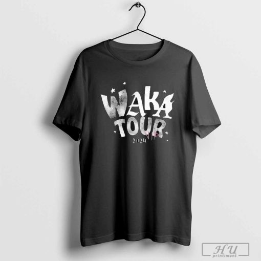 Waka worldwide waka tour 2024 vip live at Texas and illinois concert shirt