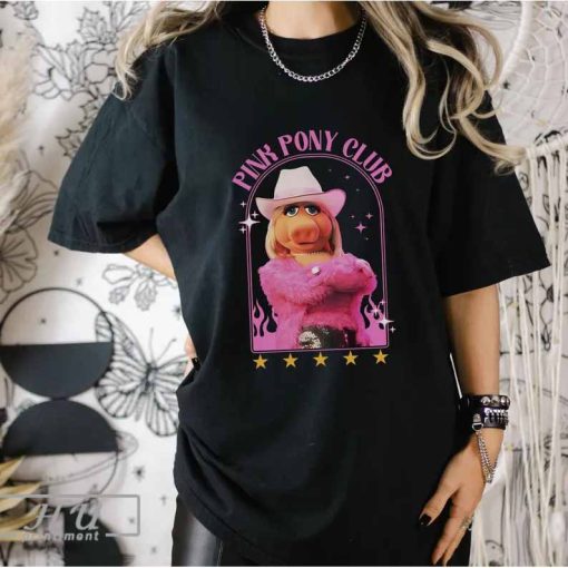 X The Muppet Chappell Roan Shirt, Miss Piggy Chappell Roan Merch Tee, Gift For Fan, Midwest Princess Tour Sweatshirt, Pink Pony Club Shirt