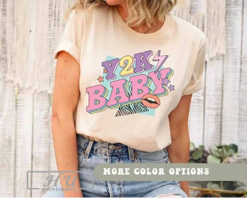 Y2K Baby T-shirt, Grunge-Inspired Clothing, Trendy Summer Outfit, Vintage Style Women’s tee,Grunge-Inspired Clothing,Gift for Y2K Era Lovers