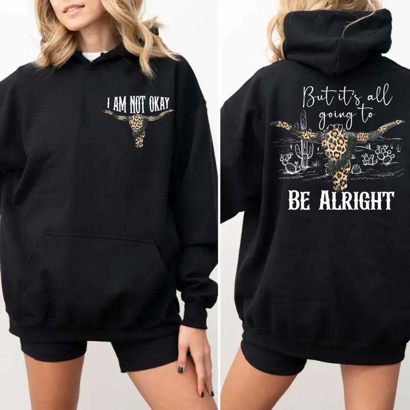 I Am Not 0kay Tour Concert Outfit Jeiiy R0ll Both Sides Hoodie Country Music Top Unisex Long Sleeve Pullover Hoodie Shirt