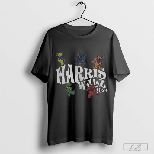 2024 Campaign Harris Kamala & Walz Grateful Dead T-Shirt