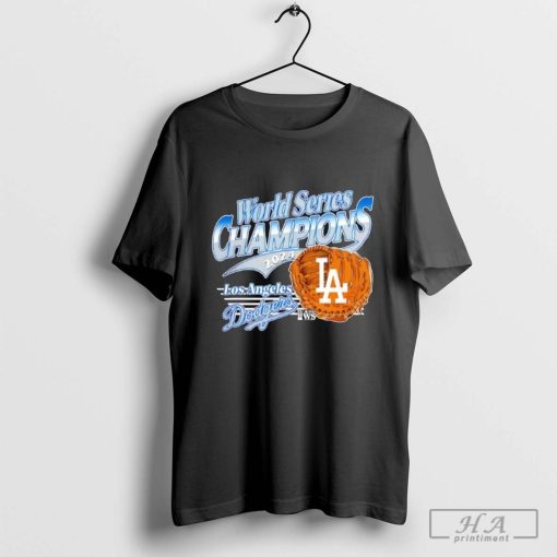 2024 World Series Champions Los Angeles Dodgers MLB logo T-shirt