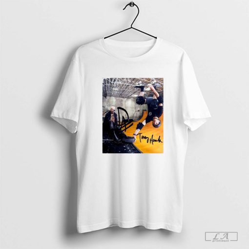 AEW Darby Allin x Tony Hawk Photograph Signatures Poster t-shirt