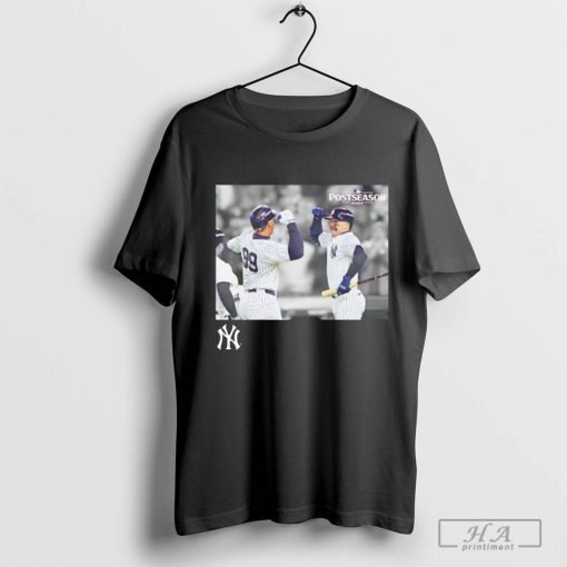 Aaron Judge and friends New York Yankees 2024 MLB postseason moments T-shirt