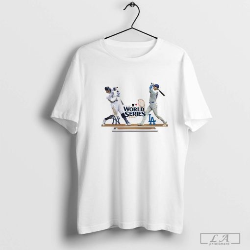 Aaron Judge vs Shohei Ohtani 2024 World Series Matchup Dueling Standee Shirt