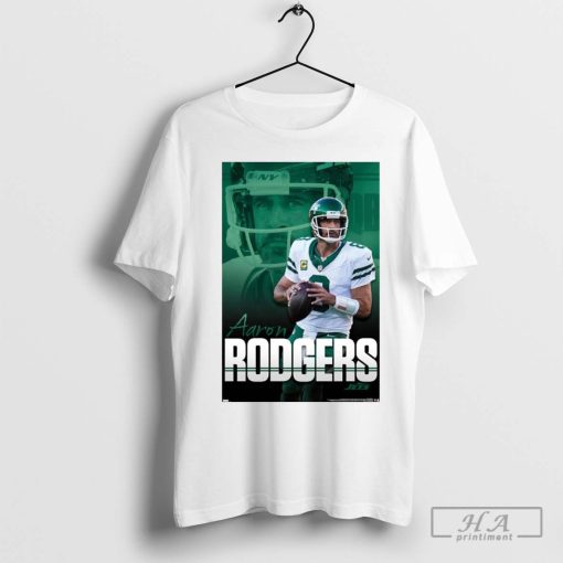 Aaron Rodgers Jet Powered New York Jets QB NFL Poster T-shirt