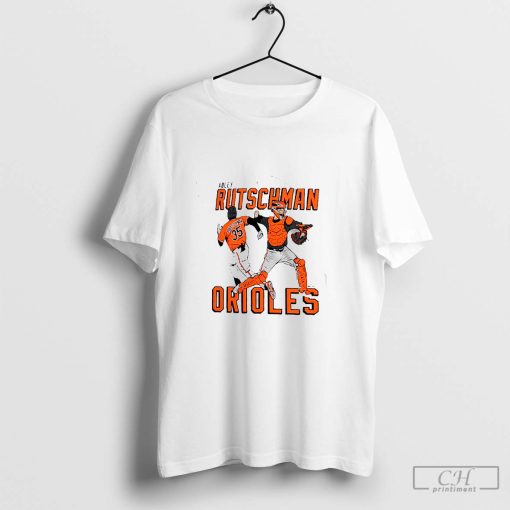 About Adley Rutschman Baltimore Orioles Homage Caricature Player T-shirt