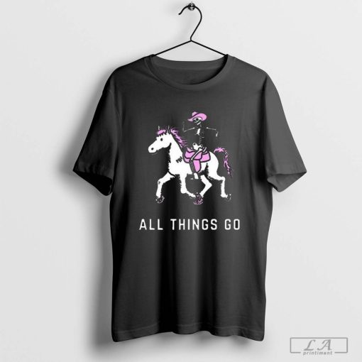 All things go music festival skeleton pony nyc shirt